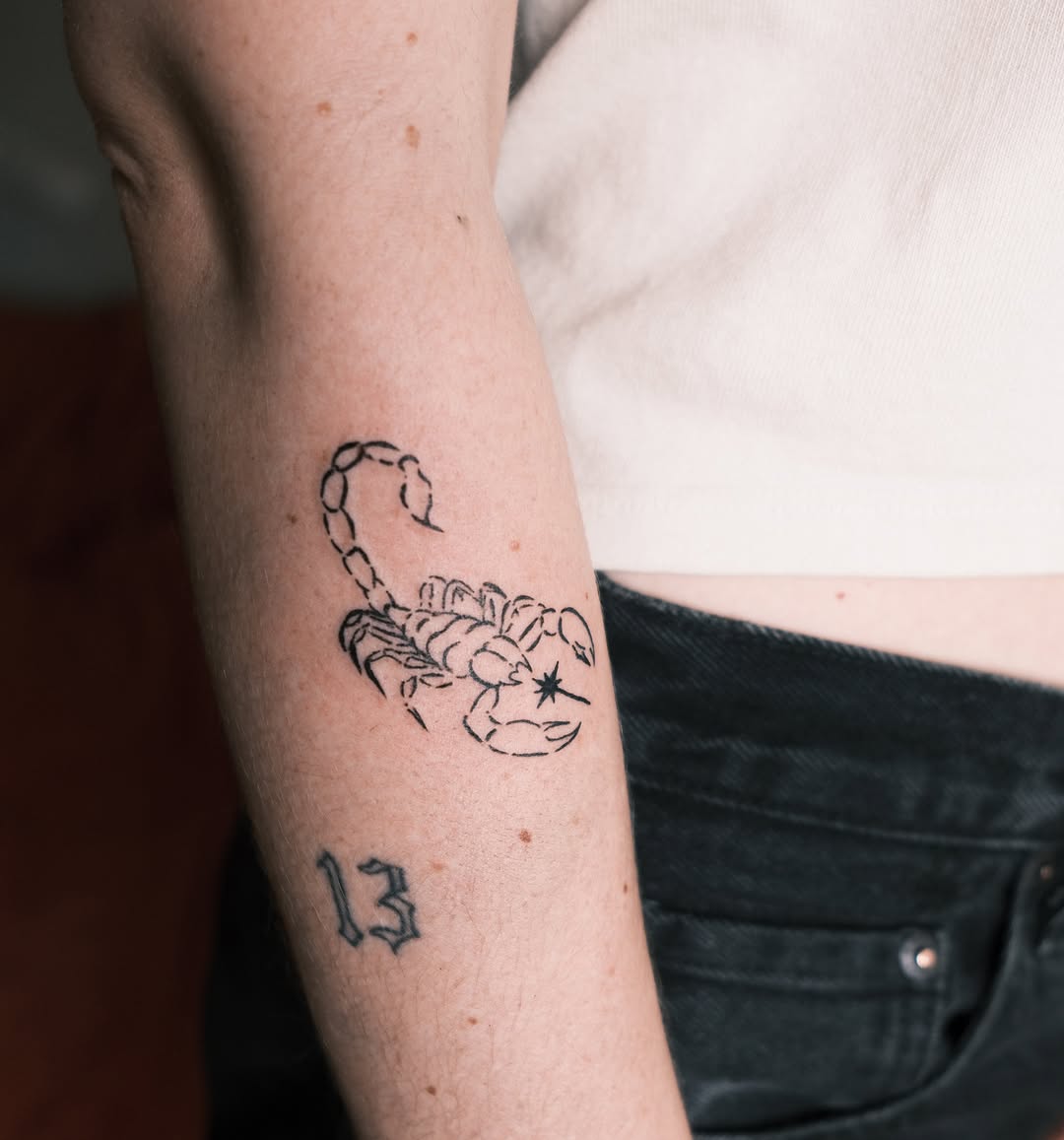 Tattoo by @mediumrare.aiff — fine_line