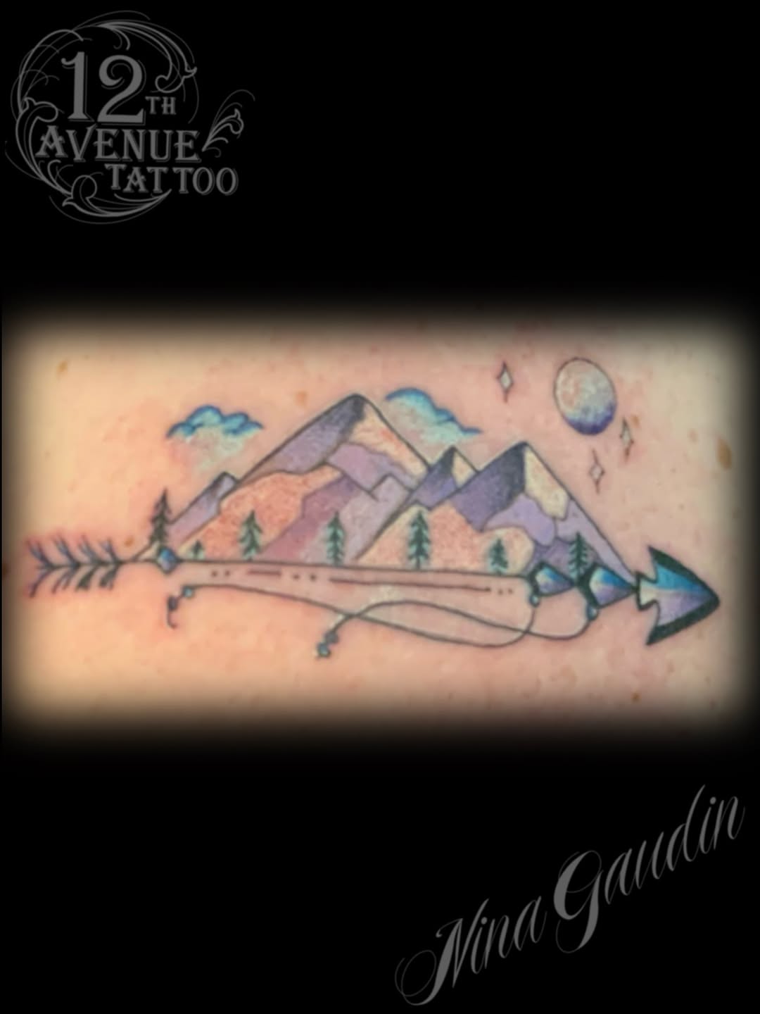 Tattoo by @tattoosbynina — fine_line, watercolor