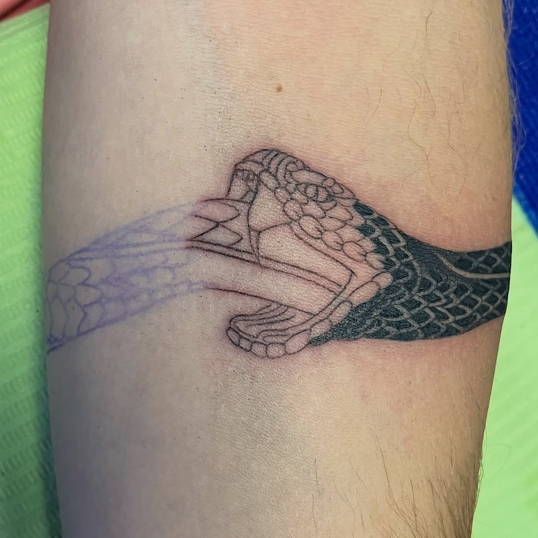 Tattoo by @artisanbodypiercingandtattoo — black_and_grey, realism
