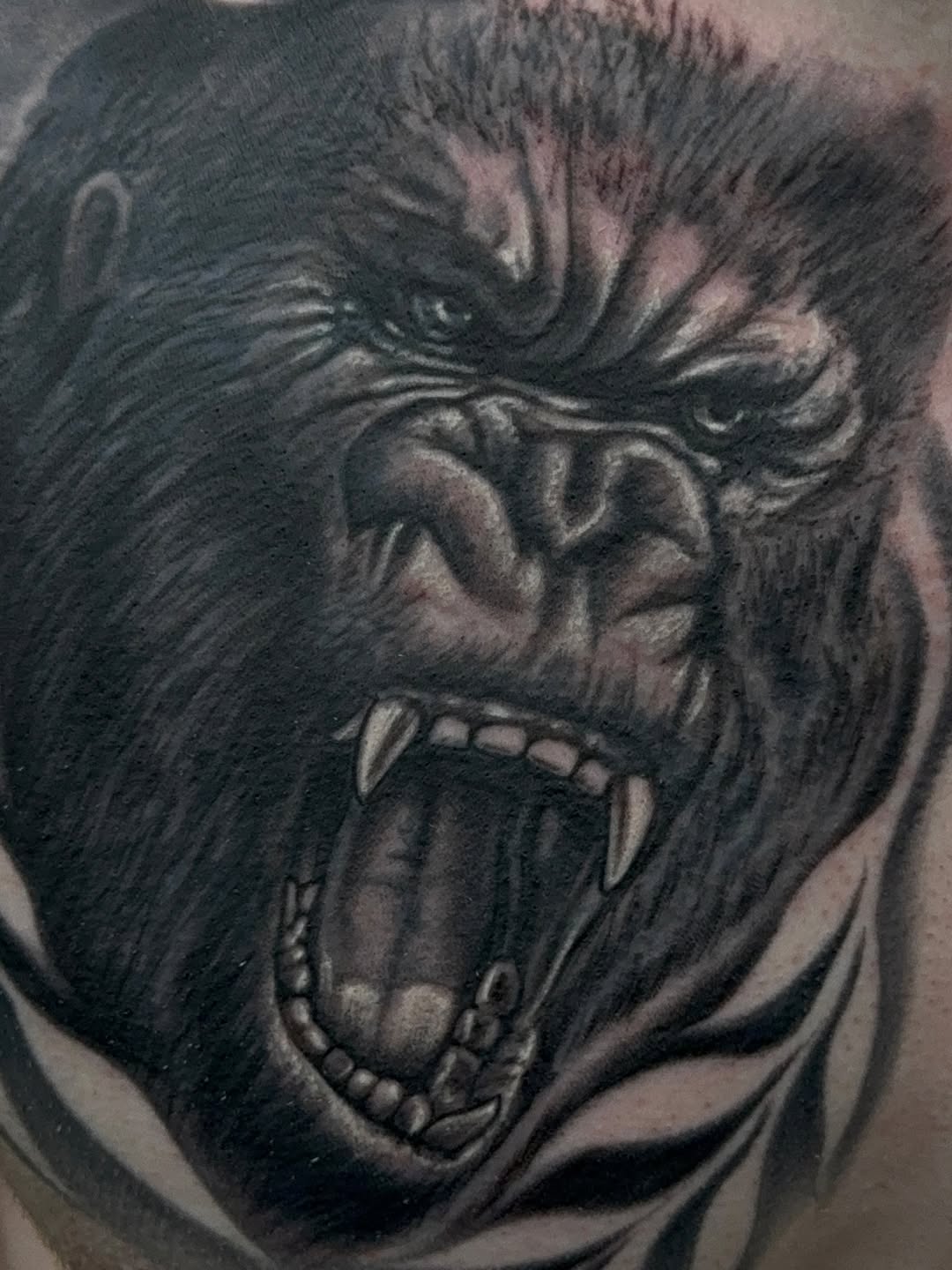 Tattoo by @aleman.adan — realism, black_and_grey