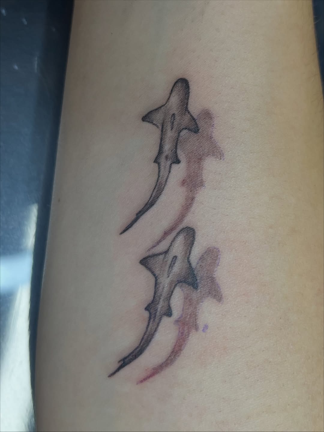 Tattoo by @necro_comicon — black_and_grey