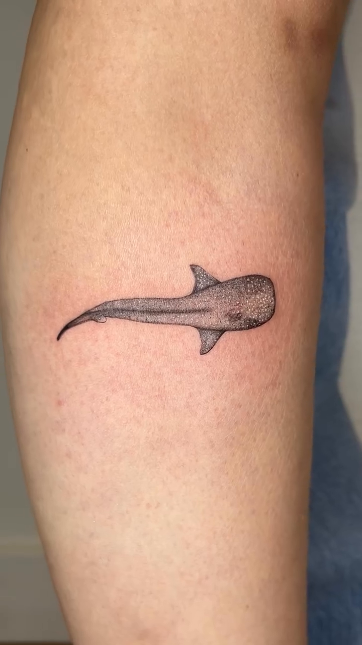 Tattoo by @tsuinami.tattoos — fine_line, black_and_grey