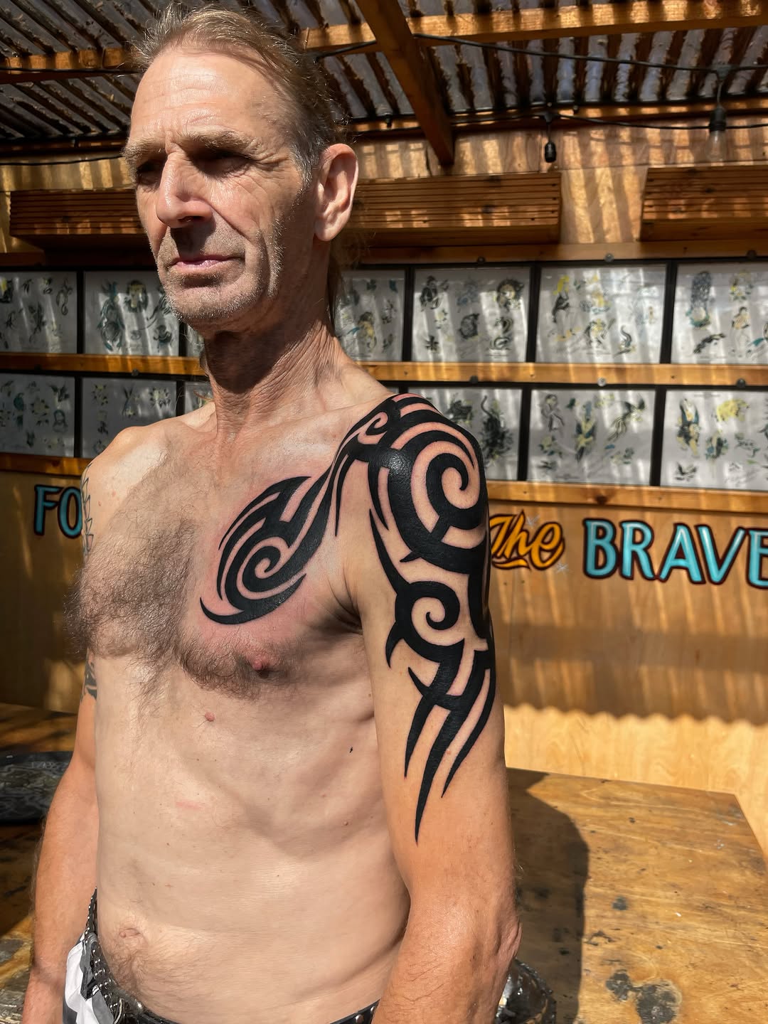 Tattoo by @jt_atkinstattoo — tribal, blackwork