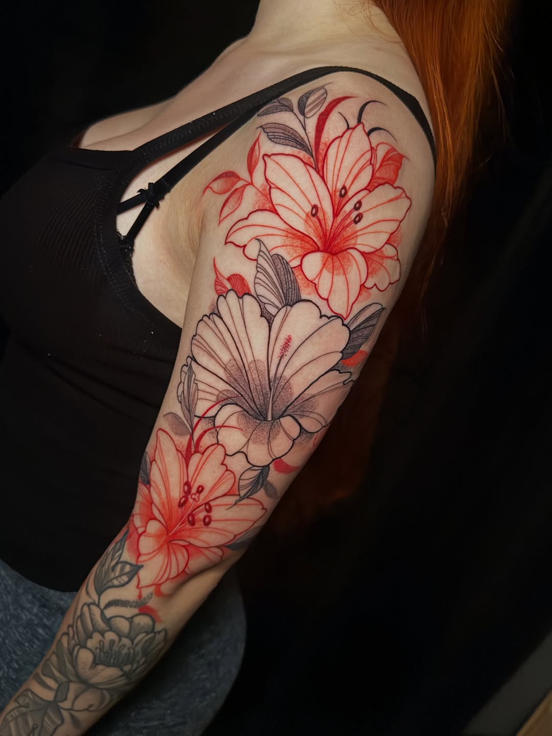 Tattoo by @truepigments โ fine_line, watercolor