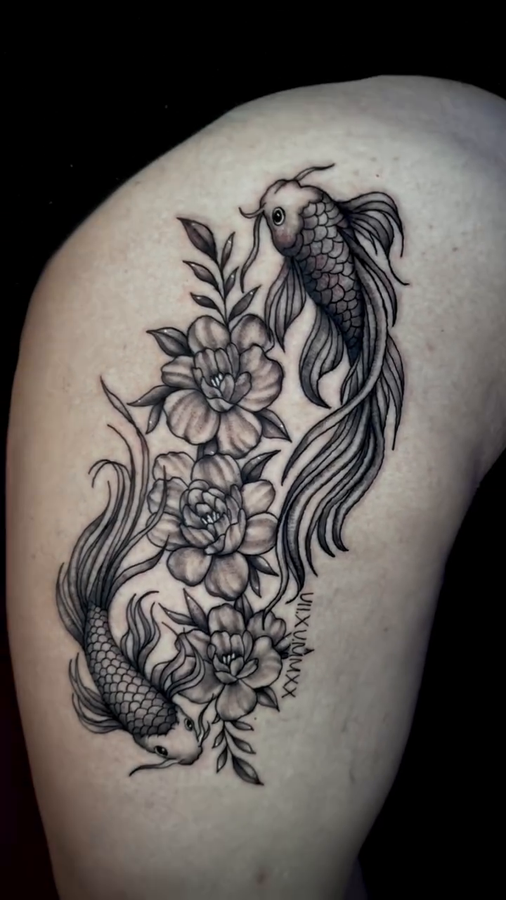 Tattoo by @marzxink — japanese_irezumi, black_and_grey