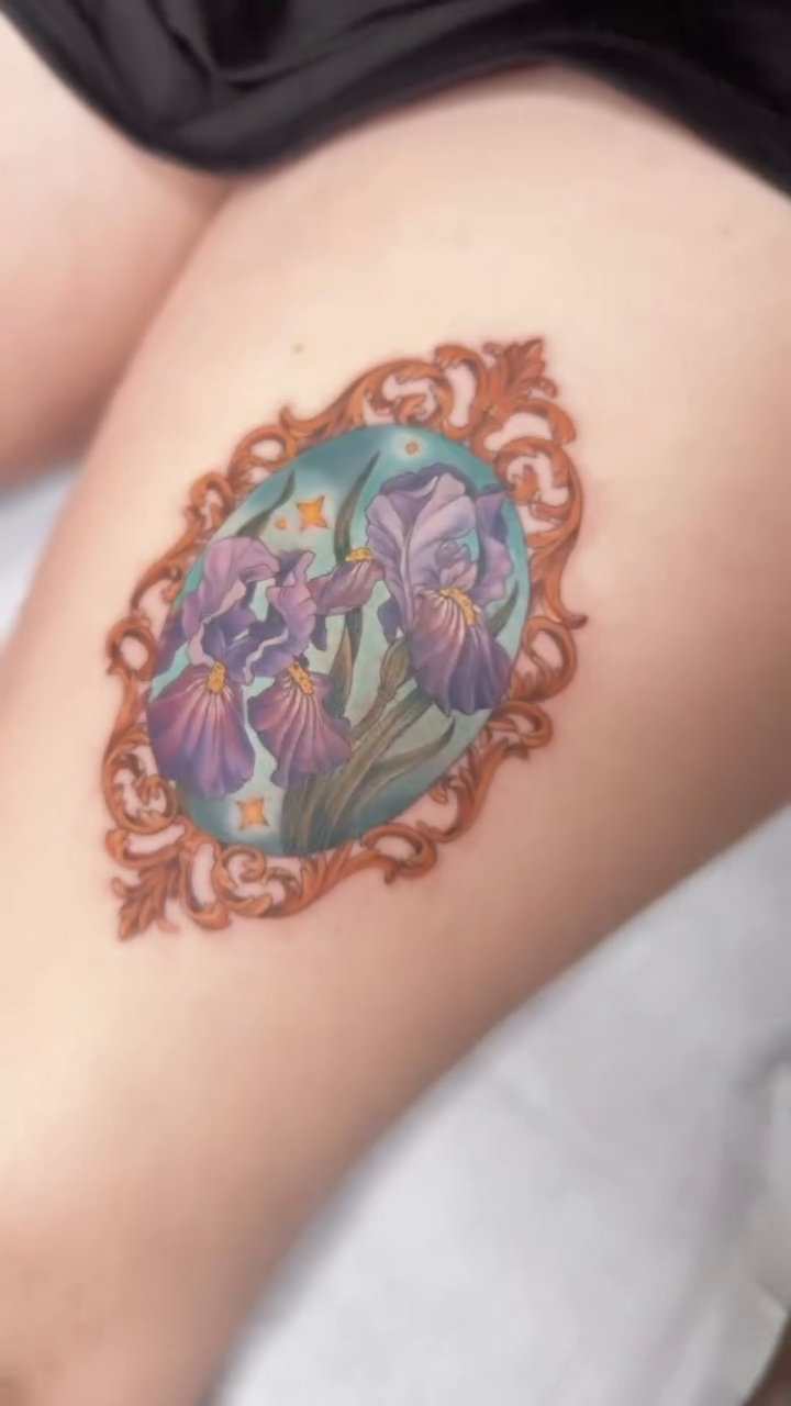Tattoo by @somberallure — realism, fine_line