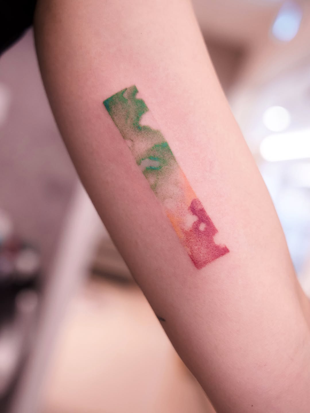 Tattoo by @tattooist_lionel — watercolor