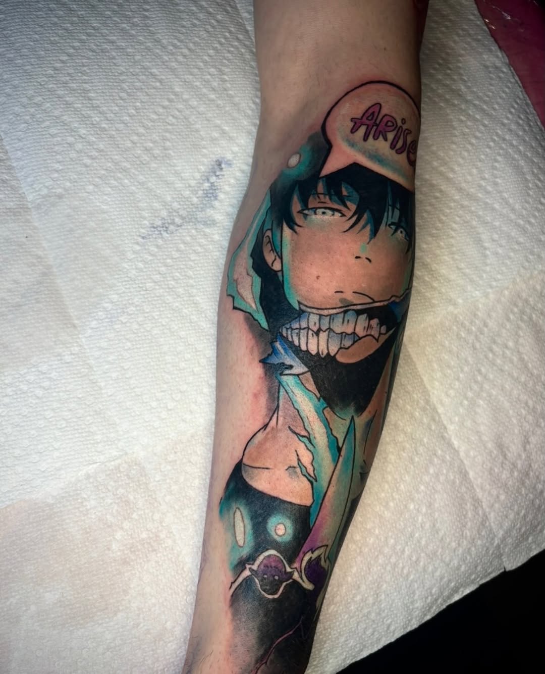 Tattoo by @dobbystattoos — anime