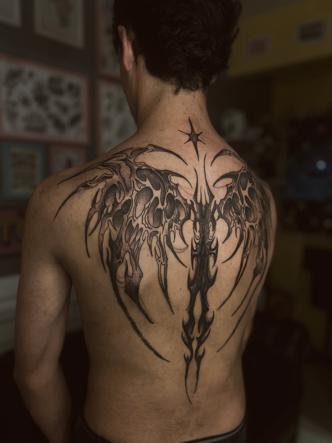 Tattoo by @tatuadoratallissa — blackwork, tribal