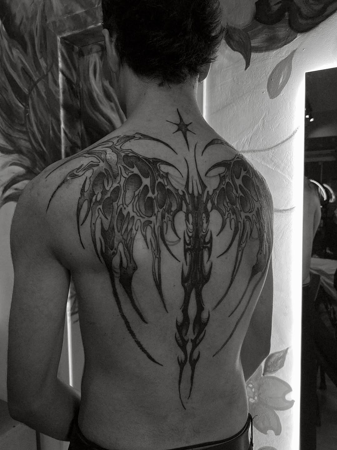 Tattoo by @tatuadoratallissa — blackwork, tribal