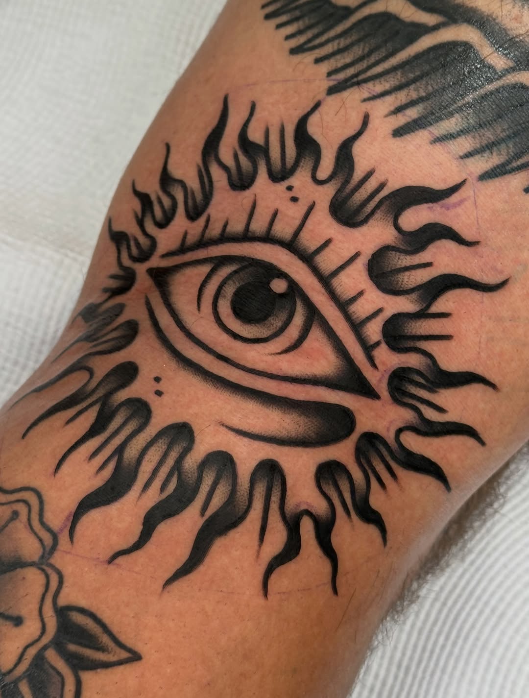 Tattoo by @koonta_tattoo — black_and_grey, chicano
