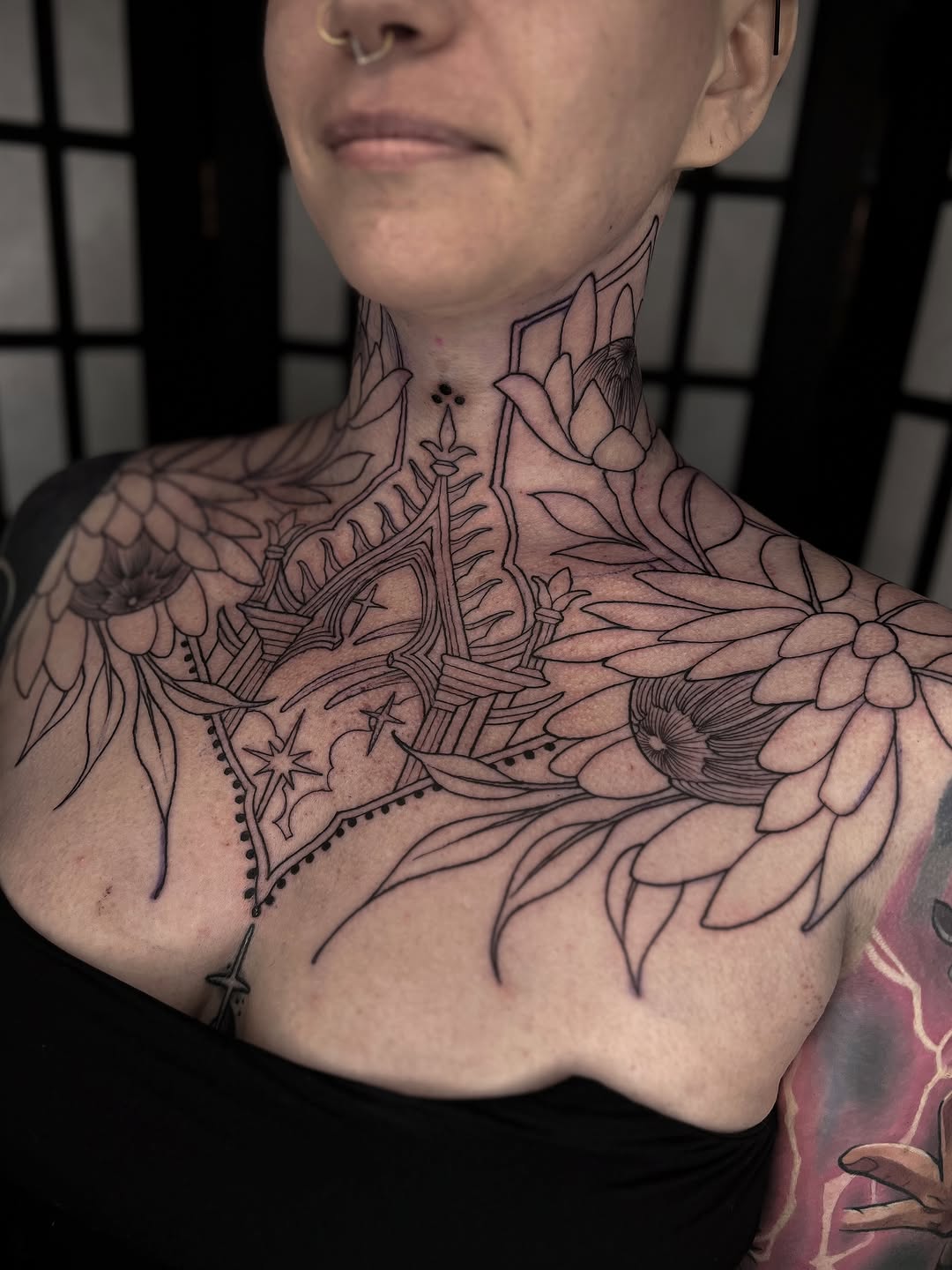 Tattoo by @kayseeshuster — ornamental, blackwork