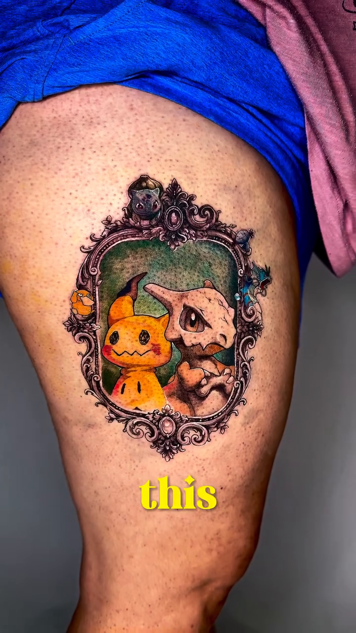 Tattoo by @alba_tatt00 — neo_traditional, anime