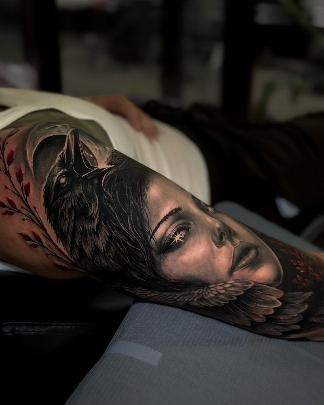 Tattoo by @neis.ink β realism, black_and_grey