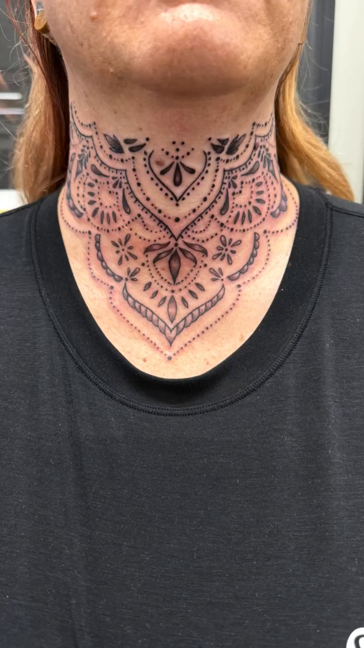 Tattoo by @jessalther — geometric, dotwork