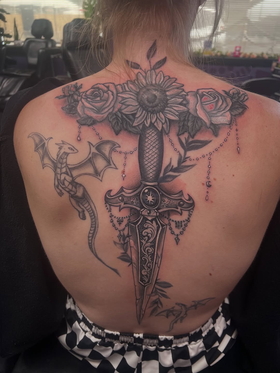 Tattoo by @natalies_tatties — realism, black_and_grey