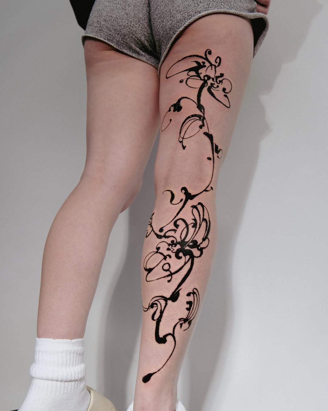 Tattoo by @theonly4zoy — blackwork, ornamental