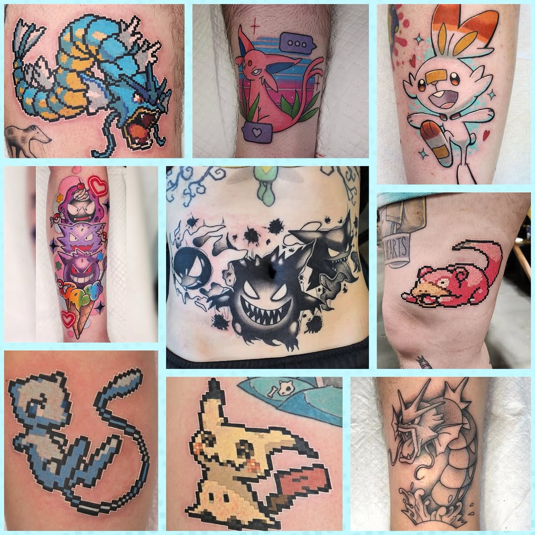 Tattoo by @babybluegotblues — new_school, anime