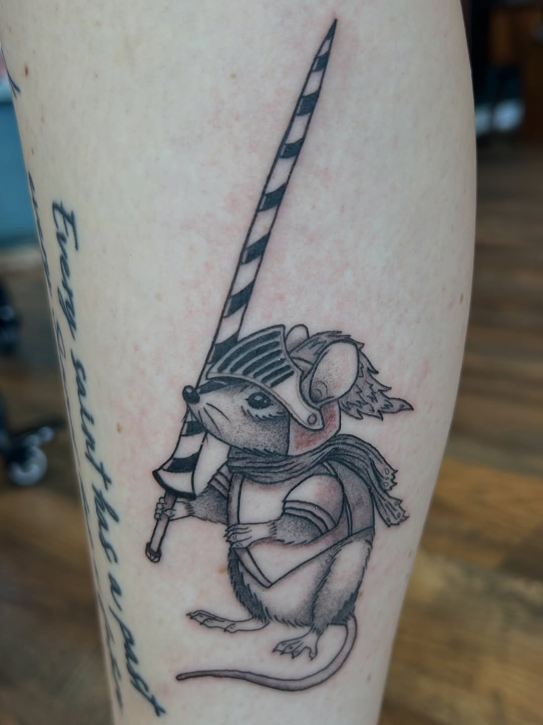 Tattoo by @marinajayd_tattoos — illustrative, black_and_grey