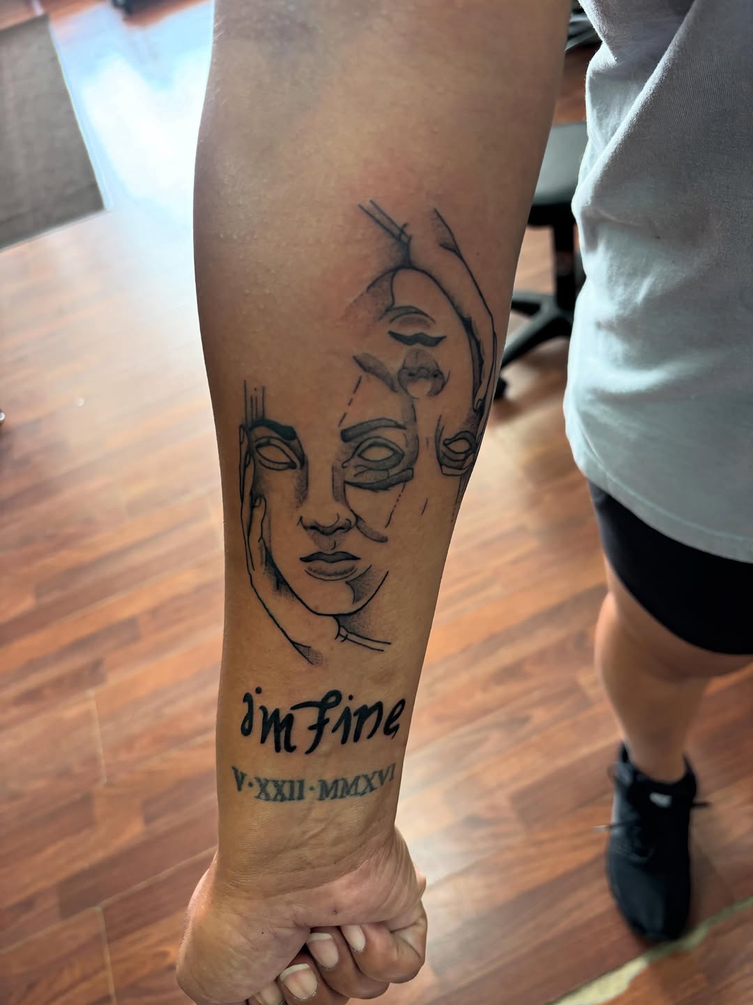 Tattoo by @tattoos_by_trav — lettering_script, fine_line