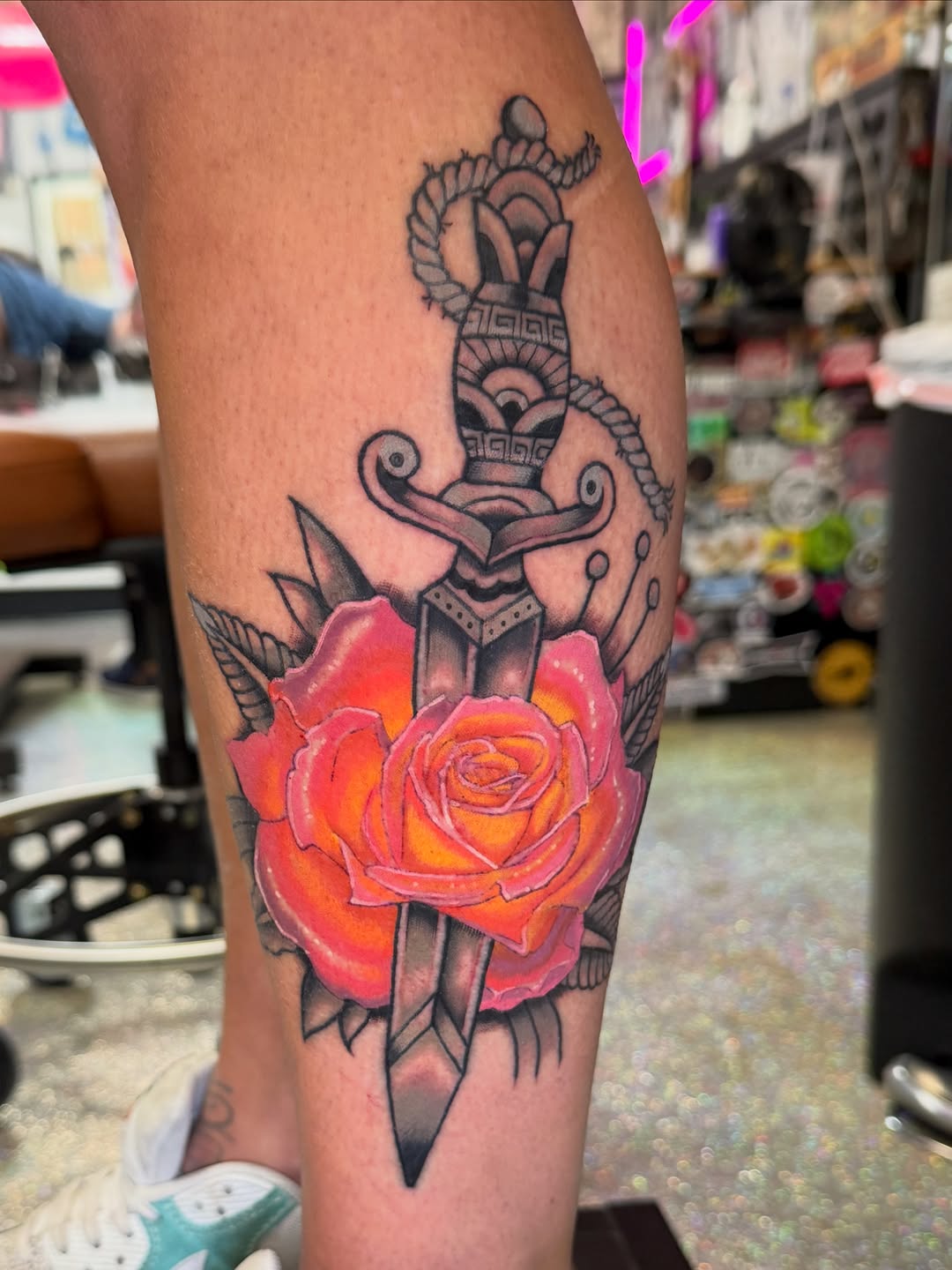 Tattoo by @tattoosbybrooks — american_traditional, realism