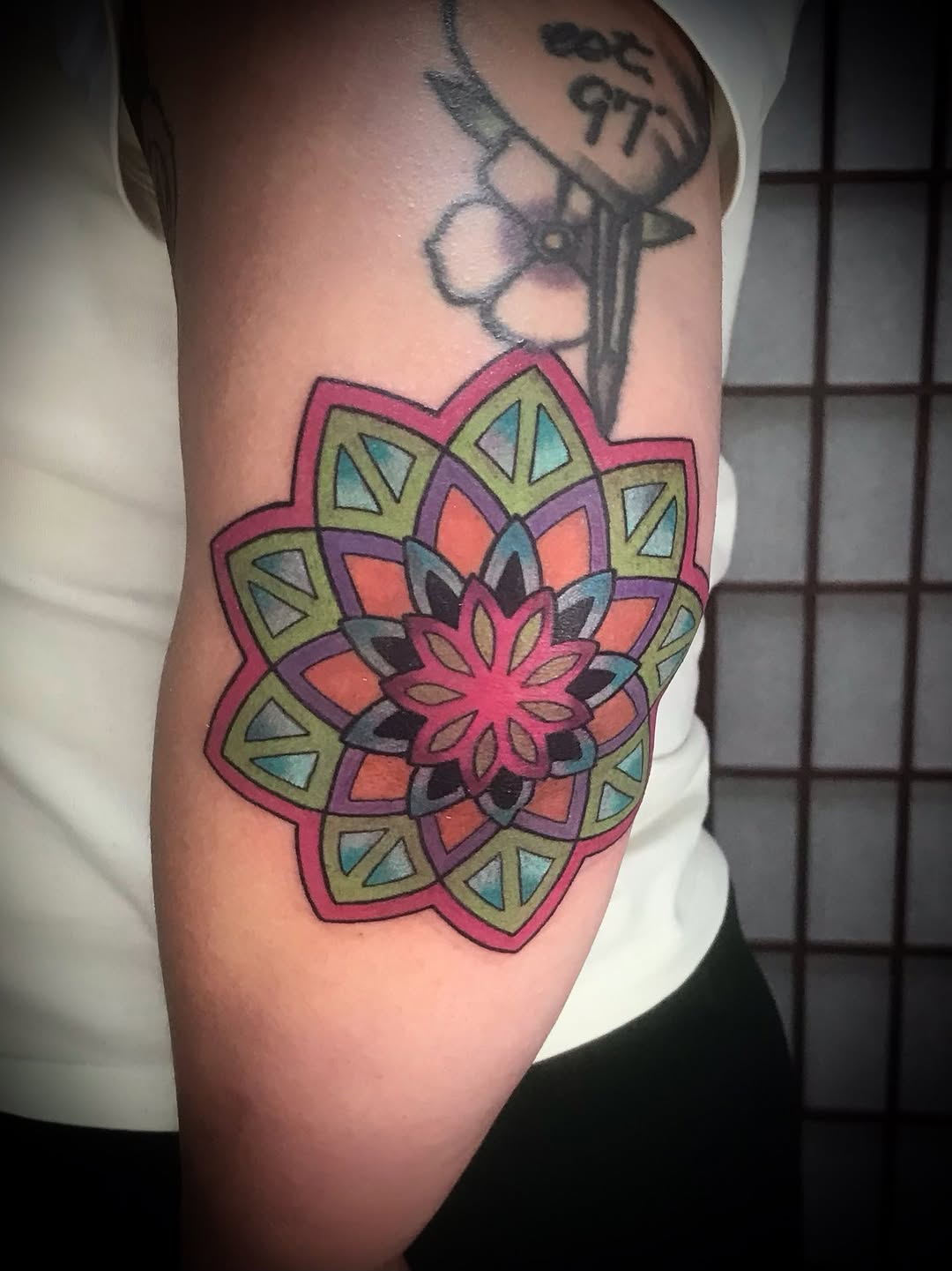 Tattoo by @beatboxtattoos — geometric, ornamental