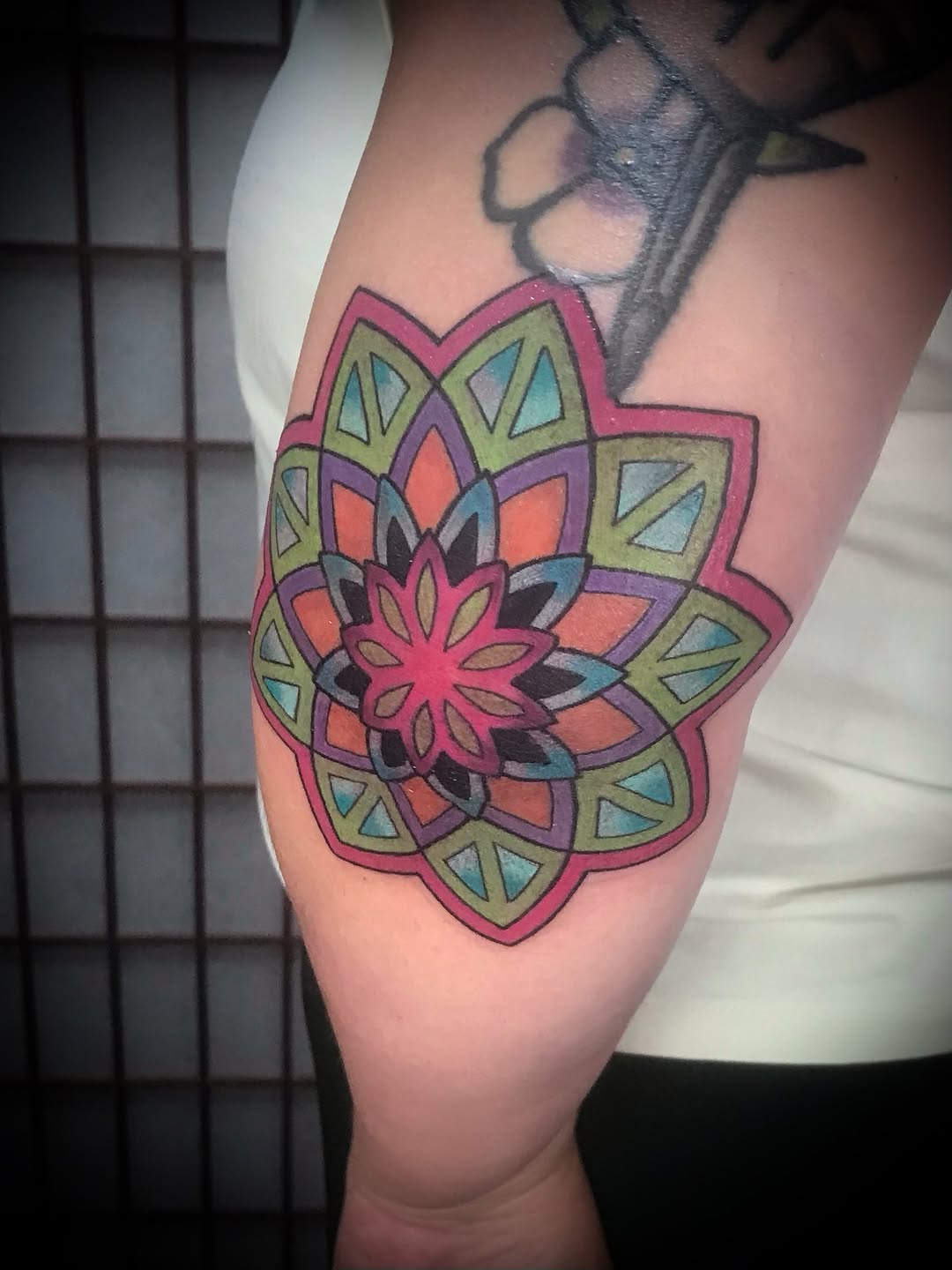 Tattoo by @beatboxtattoos — geometric, ornamental