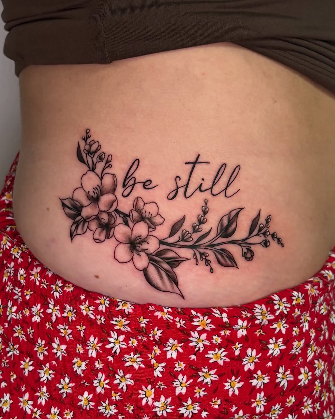 Tattoo by @hbones_artistry — lettering_script, fine_line