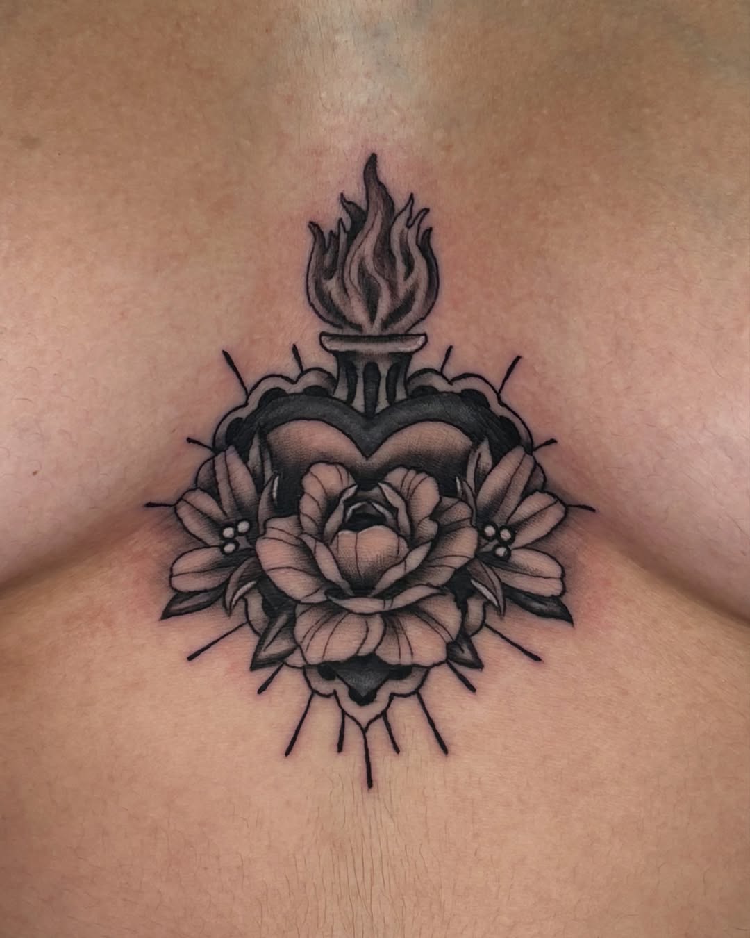 Tattoo by @hbones_artistry — black_and_grey, ornamental