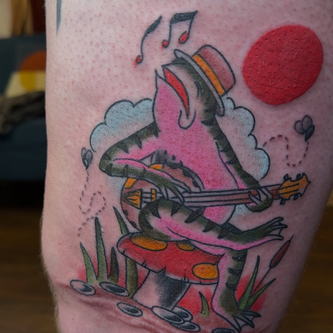 Tattoo by @purplesticky — new_school