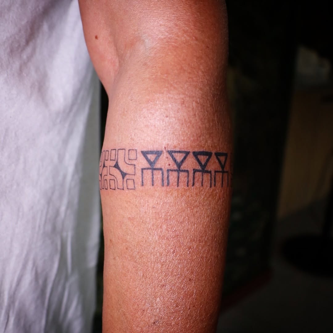 Tattoo by @oro_tatau_hk — tribal, geometric