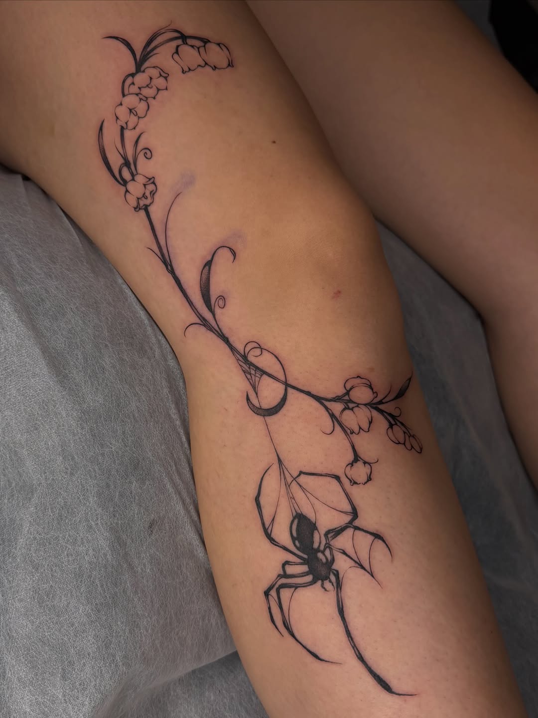 Tattoo by @maggieangulotattoo — fine_line, black_and_grey