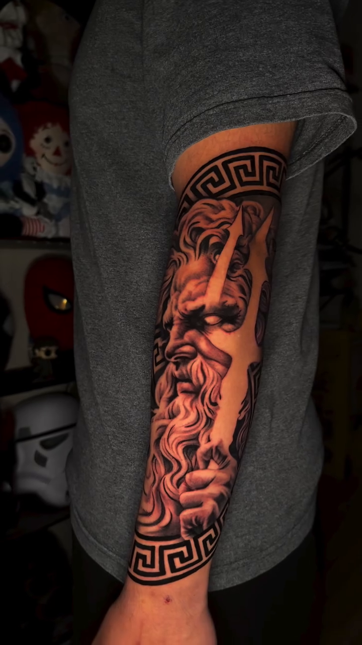 Tattoo by @mmf_tattoos — realism, black_and_grey