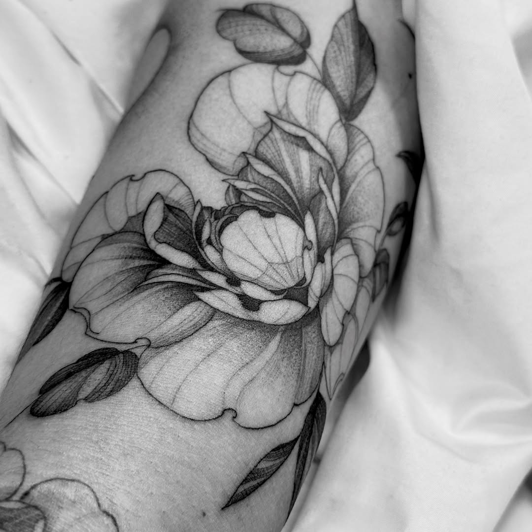 Tattoo by @h_proletter_ttt — black_and_grey, realism