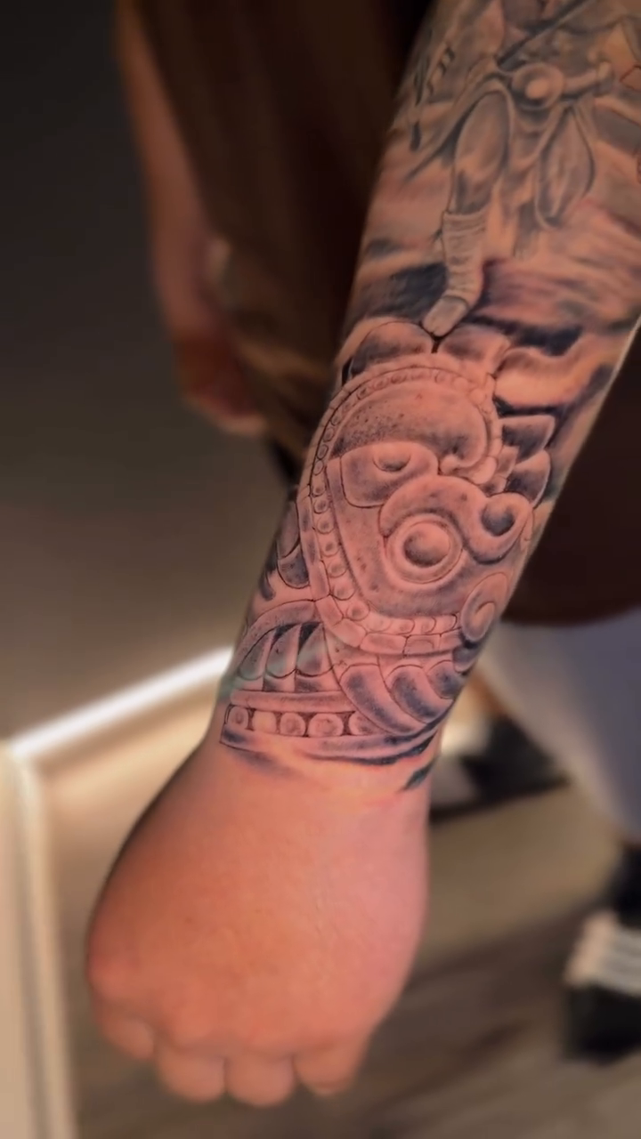 Tattoo by @prosperousink.co — black_and_grey, realism