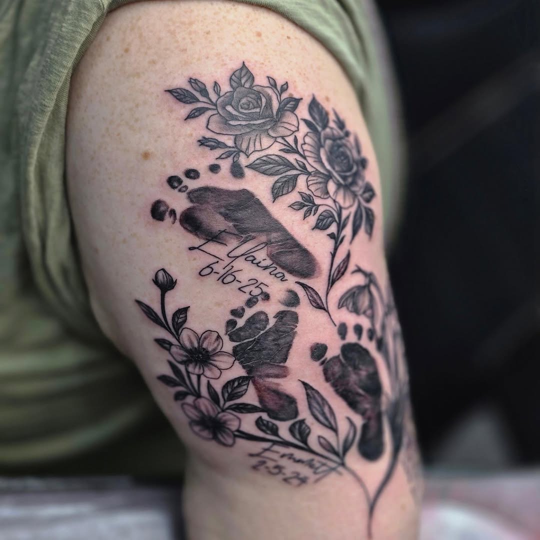 Tattoo by @mike_hambright_tattoos — black_and_grey, fine_line