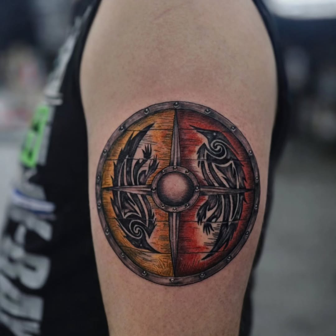 Tattoo by @mike_hambright_tattoos — blackwork, black_and_grey