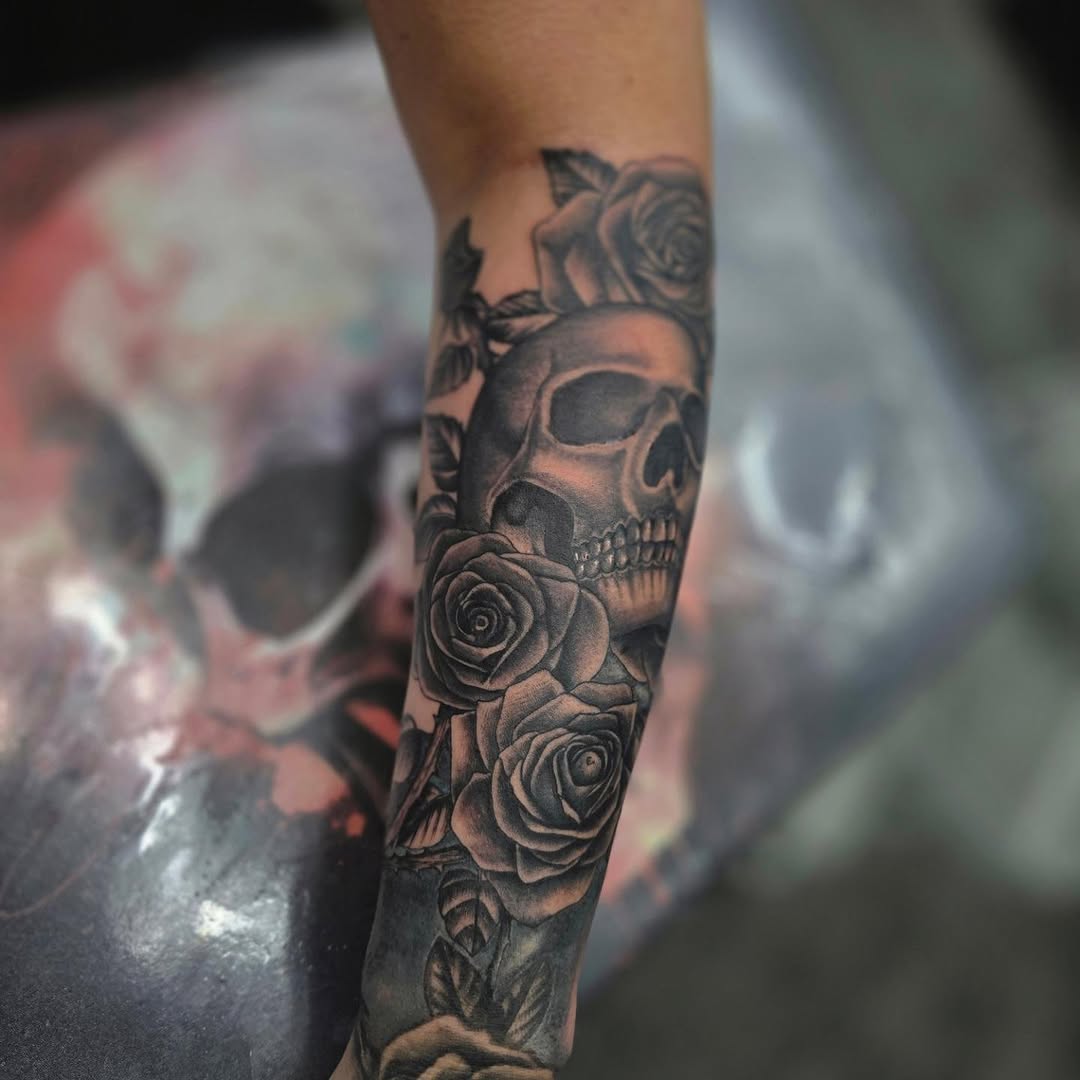 Tattoo by @mike_hambright_tattoos — realism, black_and_grey