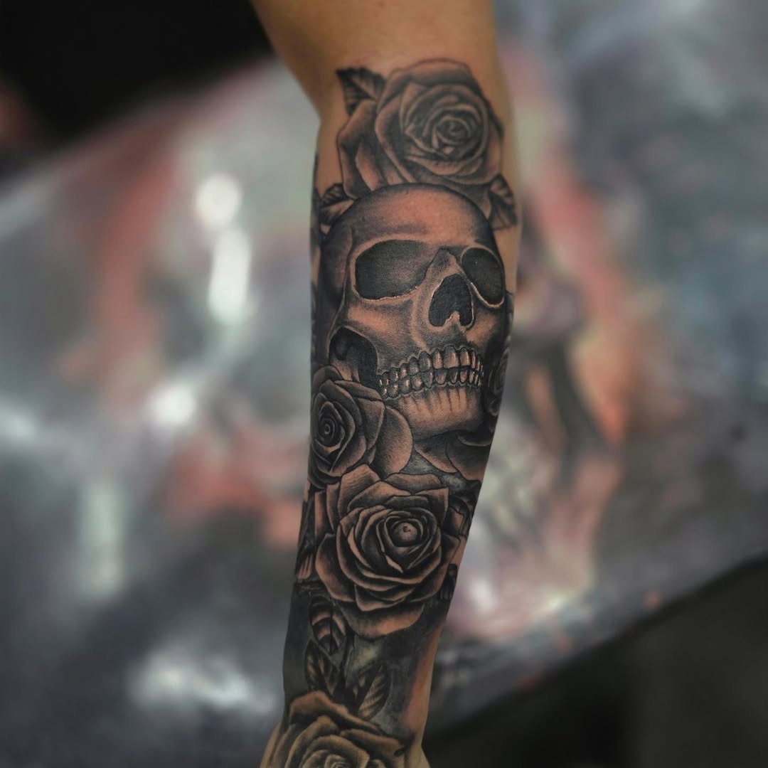 Tattoo by @mike_hambright_tattoos — black_and_grey, realism