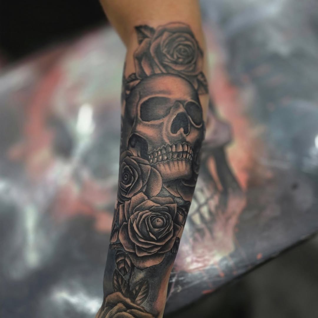 Tattoo by @mike_hambright_tattoos — black_and_grey, realism