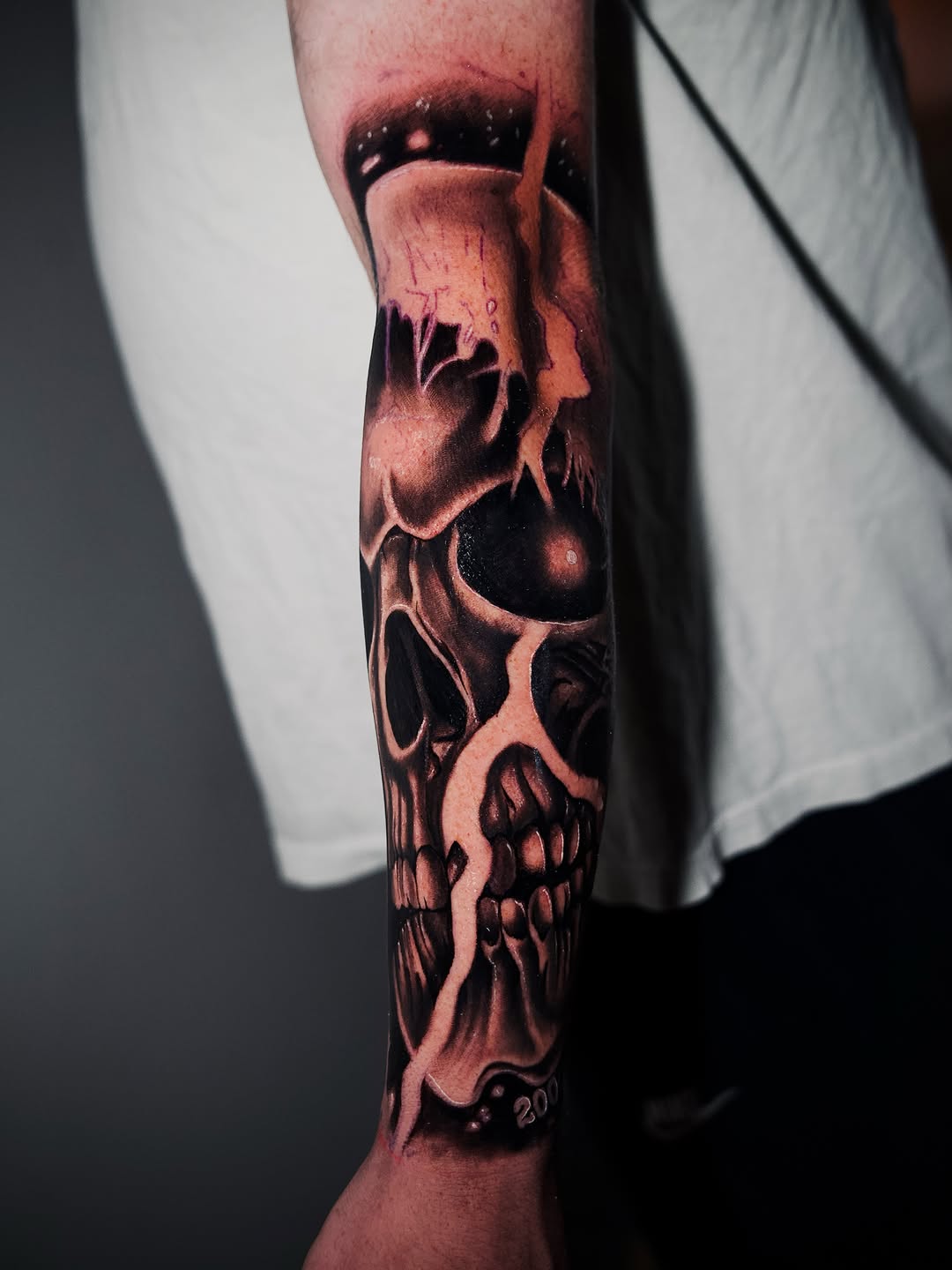 Tattoo by @mrcurlytattoo — realism, black_and_grey