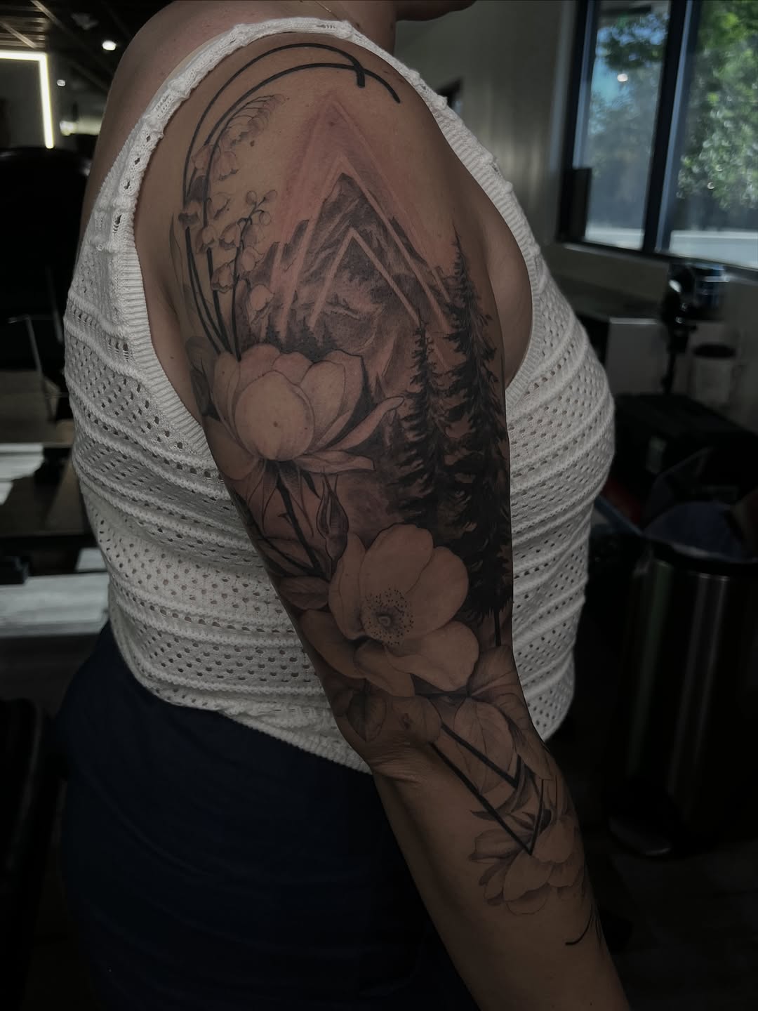 Tattoo by @mimzipma — black_and_grey, realism