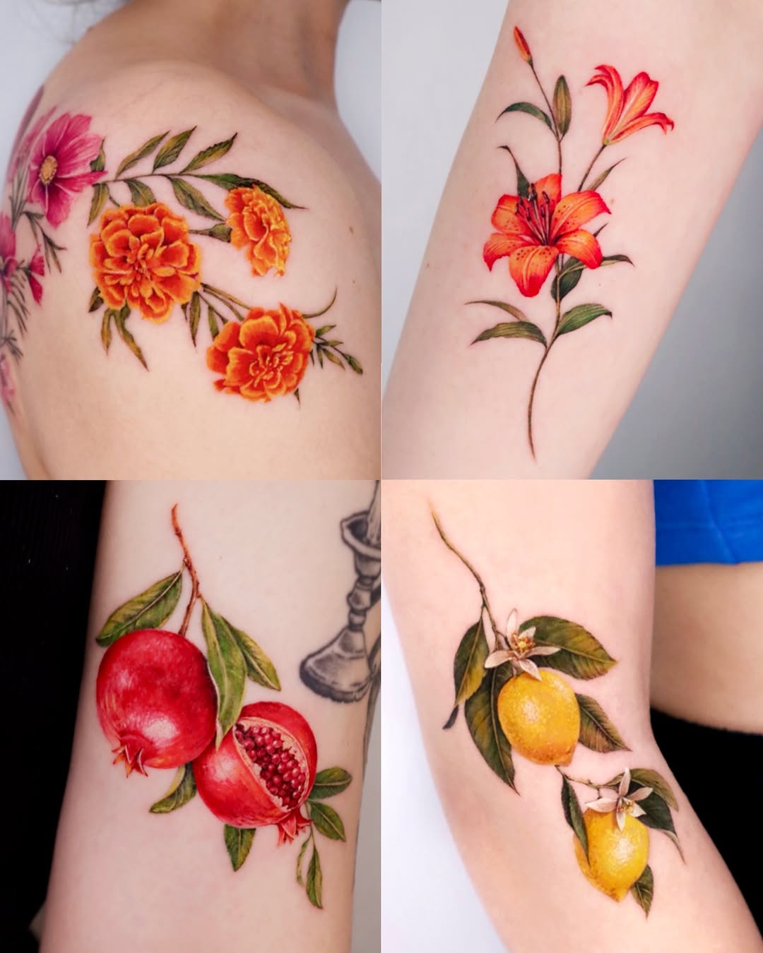 Tattoo by @miiu_tattoo — realism, watercolor