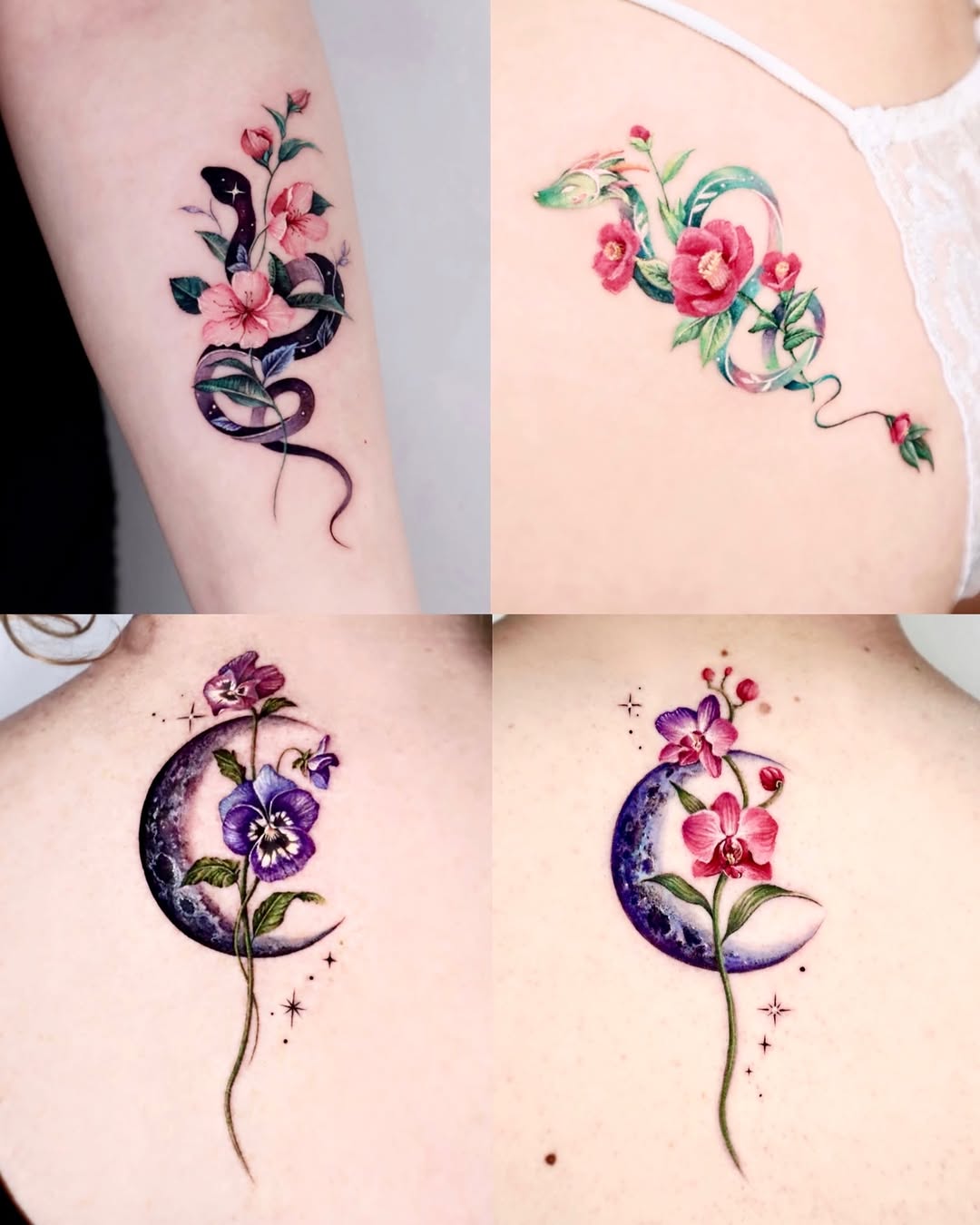 Tattoo by @miiu_tattoo — watercolor, realism