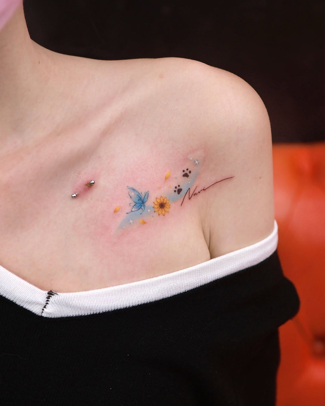 Tattoo by @zommi.tt — fine_line, lettering_script