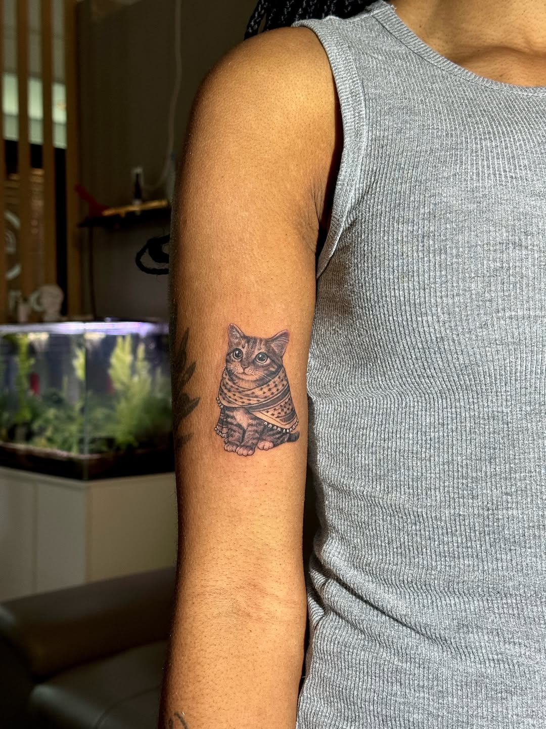 Tattoo by @tamaris.tattoo — realism, black_and_grey
