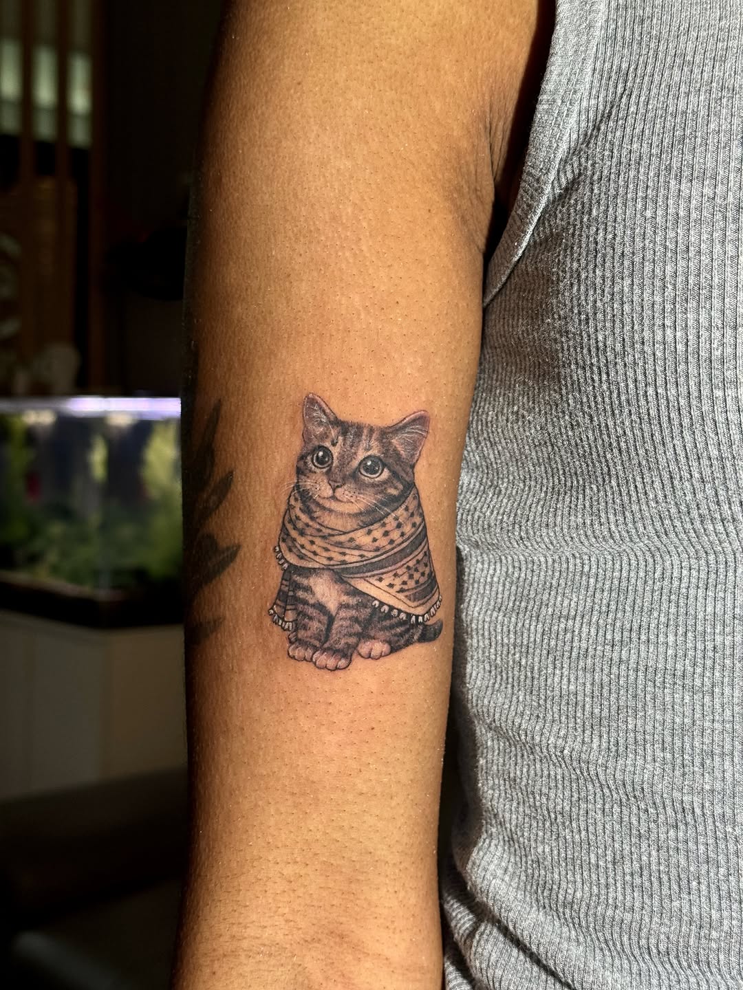 Tattoo by @tamaris.tattoo — realism, black_and_grey