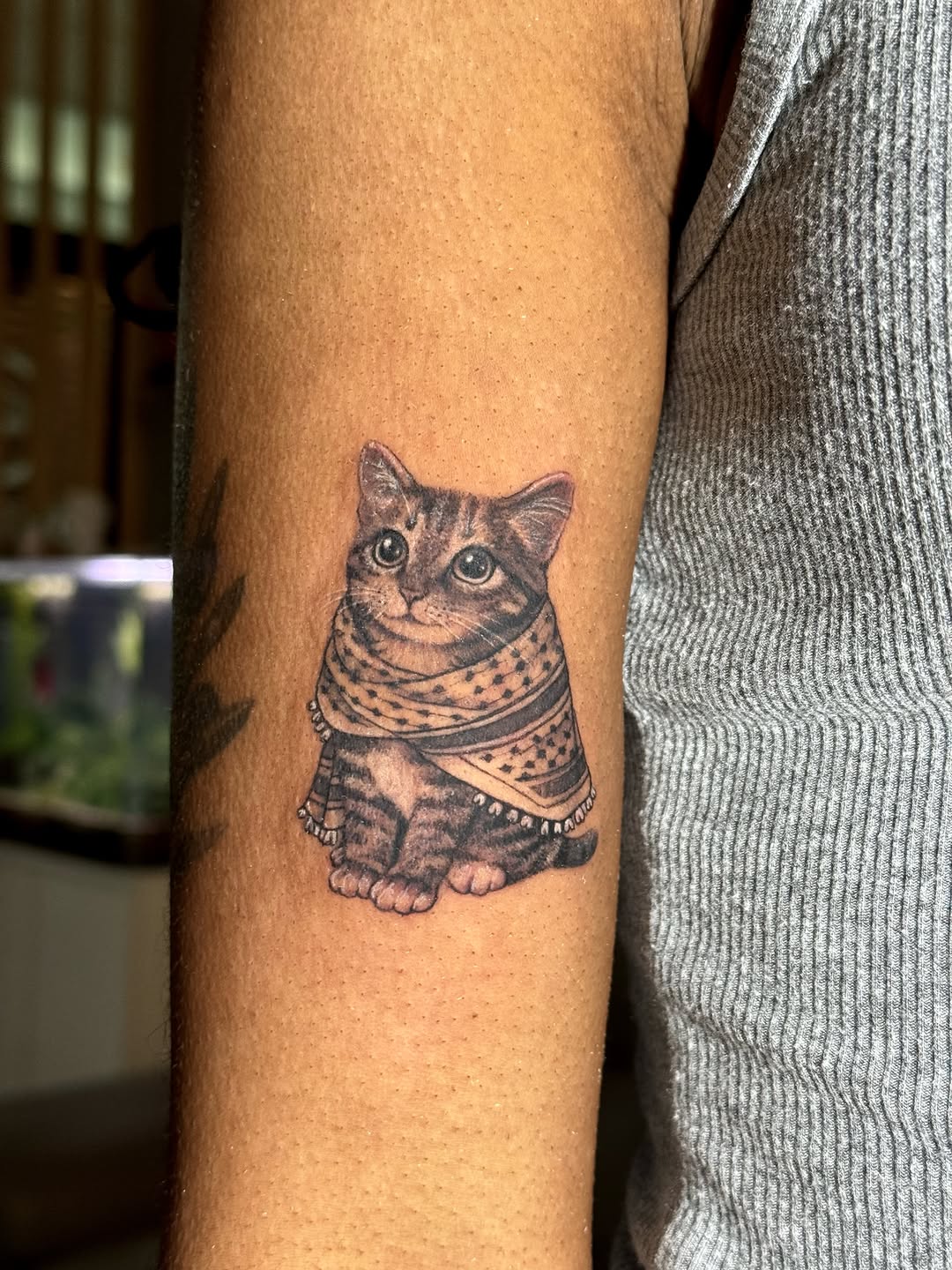 Tattoo by @tamaris.tattoo — realism, black_and_grey