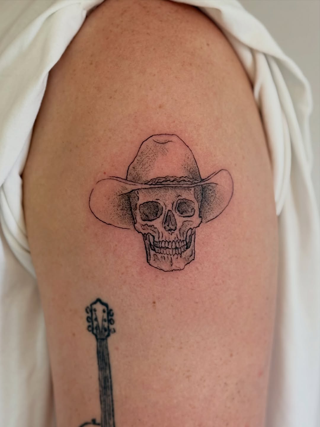 Tattoo by @tattoo.meg — dotwork, fine_line
