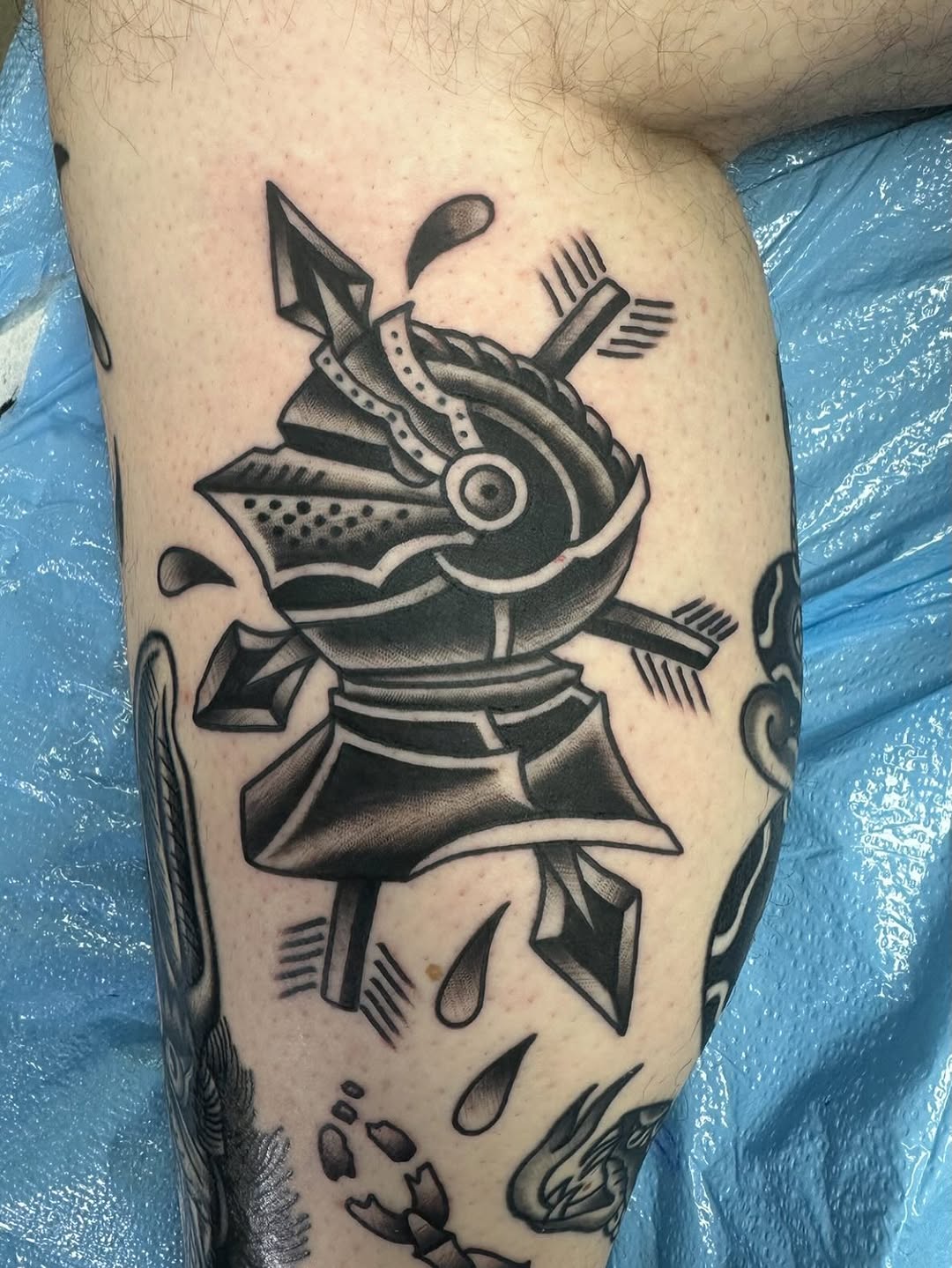 Tattoo by @gypsymaverick_ — american_traditional, black_and_grey